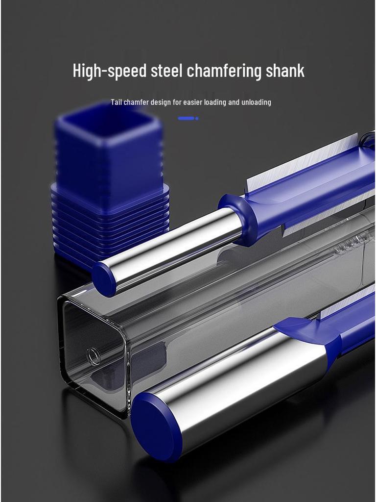 Holzbearbeitungs-Gravier-Trimm-Messer Doppellager-Fräsmaschine mit zweischneidigem Fräser und Plattenkreissäge