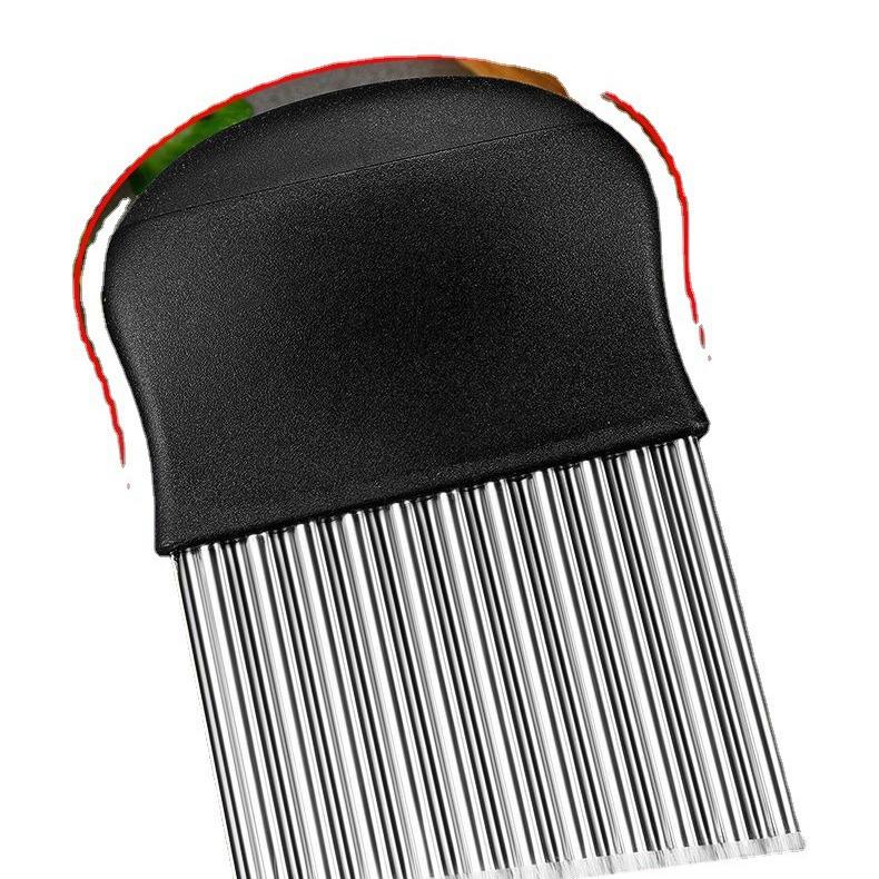 Wolf Tooth Potato Wave Cutter: Julienne & Cube Slicer for Vegetables