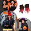 Rękawice na Halloween 2 szt. Rękawice wilkołaka Rękawice wilkołaka Ręce Horror Rękawice wilkołaka Nadaje się na imprezę tematyczną Halloween