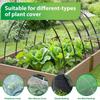 Greenhouse Hoops Kit for DIY Raised Beds with Clips Garden Grow Hoop for Netting