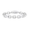 A Copper Inlaid Zircon Tennis Bracelet 9mm Cuban Bracelet Heavy Industry Design Viral Trends