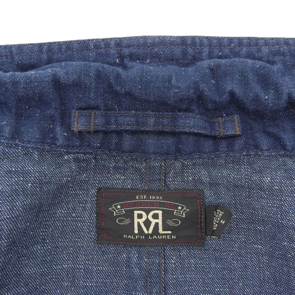 RRL Men's Indigo Cotton Hemp Denim Sport Coat Jacket, Size M Jacket M IndigoUsed