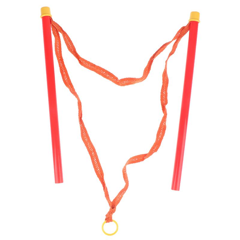 1Set Double Pole Bubble Rope Color Giant Bubble Circle Blowing Bubble Tool