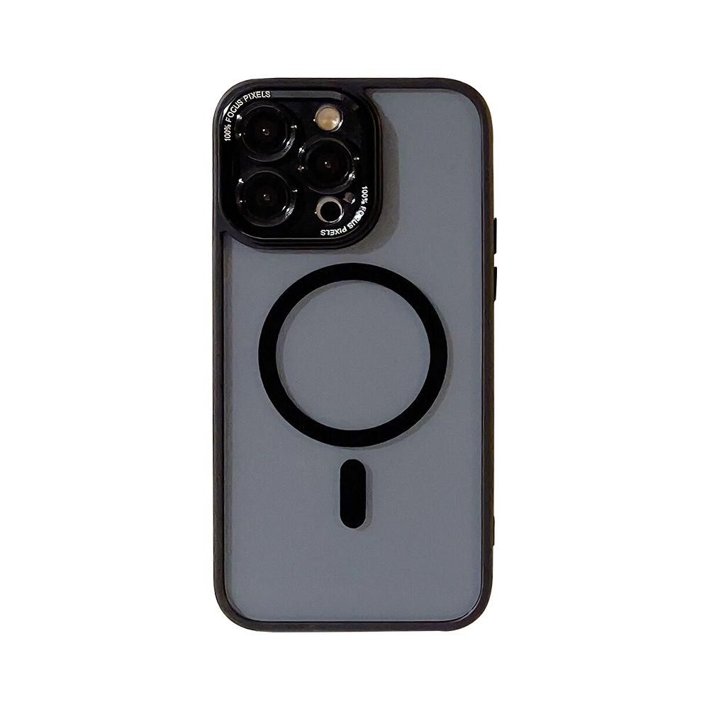 Applicable To IPhone16 Apple 14promax Mobile Phone Case Magnetically Absorbs New 13 High End 11 Metal Lens 12 Trend