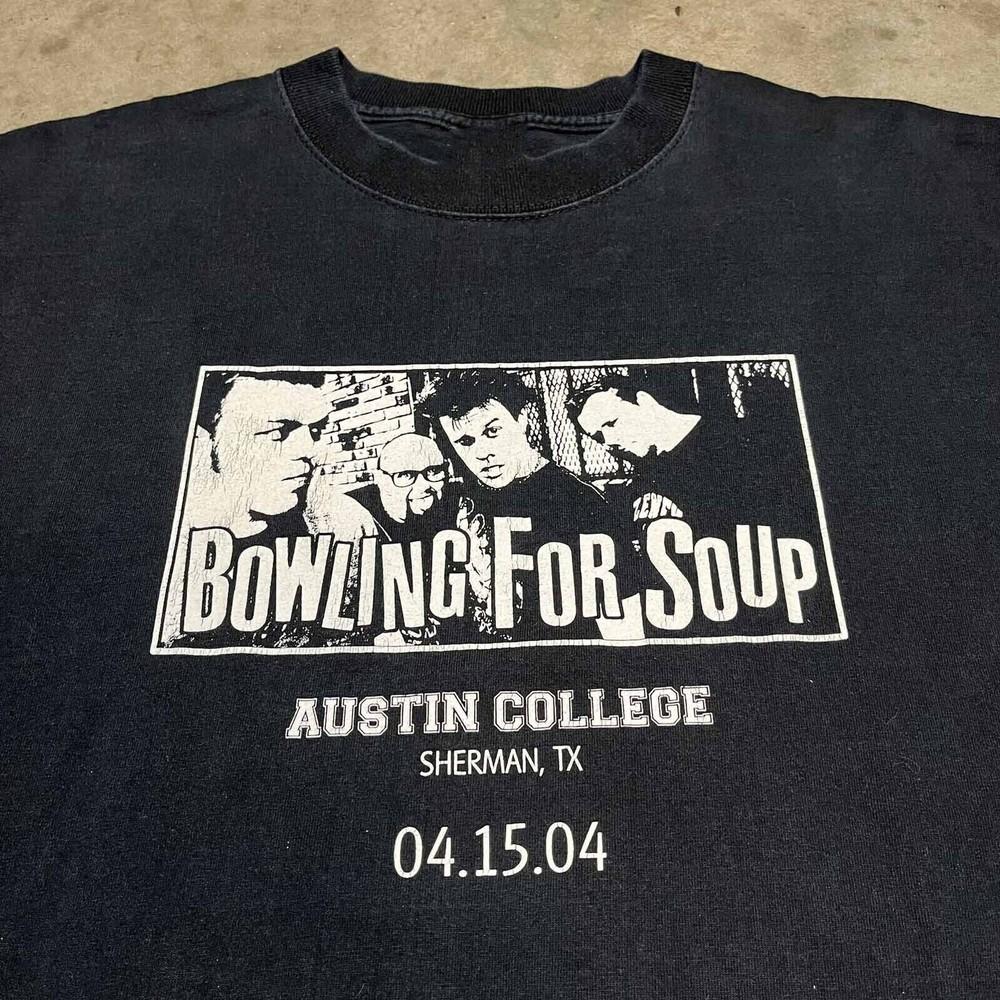 2004 Bowling For Soup Austin Concert Shirt Black Unisex S-5XL 1G0232 Unisex T-Shirt S