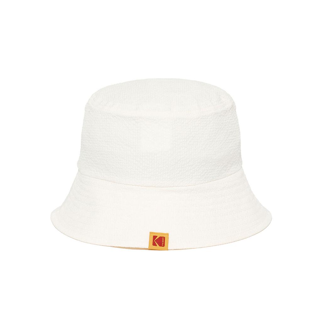 KODAK Breeze Pop Seersucker Bucket Hat Ivory