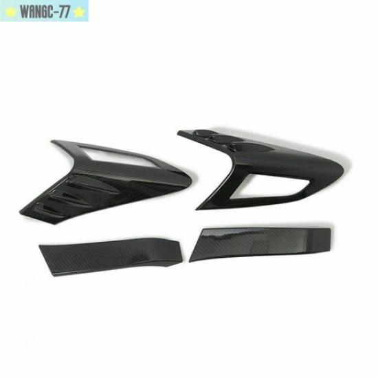 Rear Tail Light Lamp Cover Trim For Toyota CHR 2018 Bright Black Accessories
