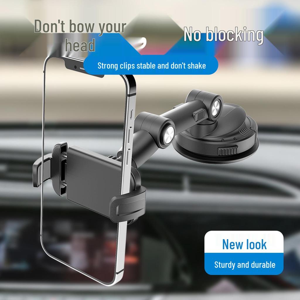 Suporte Multifuncional para Celular de Carro com Ventosa - Ideal para Uso Transfronteiriço e Navegação