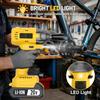 Lithium Ion 20V Heavy Duty Brushless Cordless Impact Wrench 320Nm 500W 1/2 Inch Drive Industrial DIY Use with 2.0Ah Battery