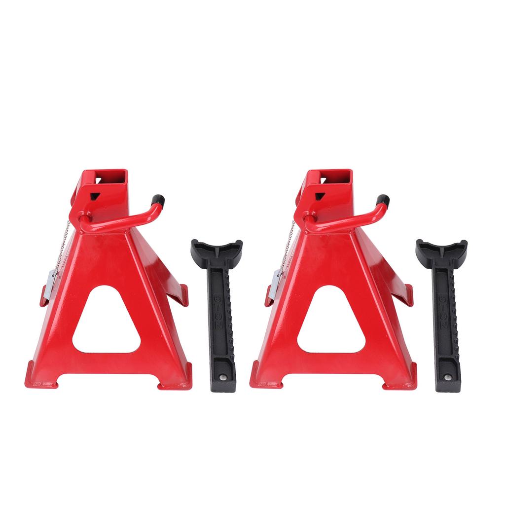 2er Set Wagenheberständer 6 Tonnen Tragfähigkeit Höhenverstellbar Schwerlaststahl Auto Hebeständer