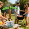 Easy To Carry Inflatable PVC Coconuts Tree Featuring Large Ice Storage For Outdoor And Pool Parties