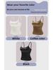 Women's Seamless Silk Camisole with Chest Pad - Sexy, Cool, and Stylish for Spring & Summer