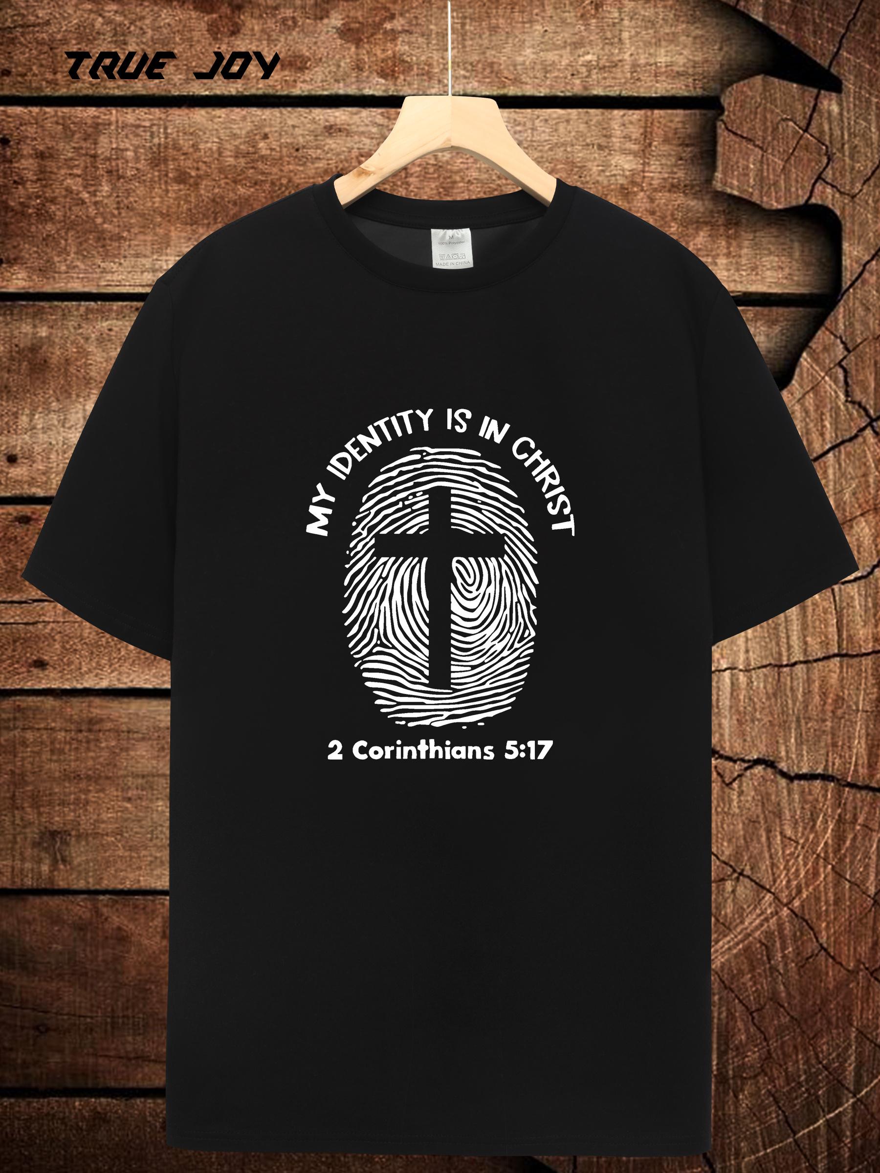 My Identity is in Christ Graphic T-shirt - Casual M