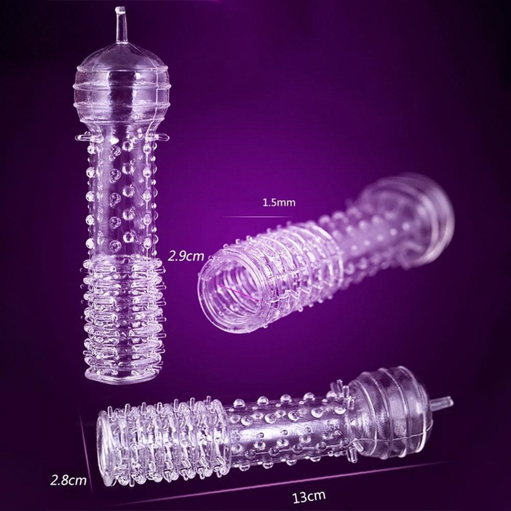 5 buc. Prezervativ pentru extinderea penisului, manșon de mărire a penisului, prezervativ de cristal pentru bărbați, prezervativ pentru ejaculare întârziată, jucării sexuale pentru adulți pentru bărbați
