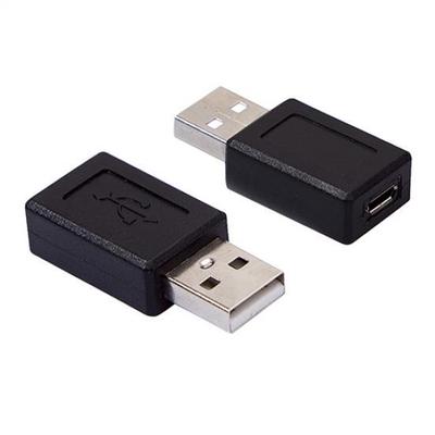 Mini-USB-Stecker auf Micro-USB-Buchse, BM/F-Adapter, Anschlusskonverter, Schwarz