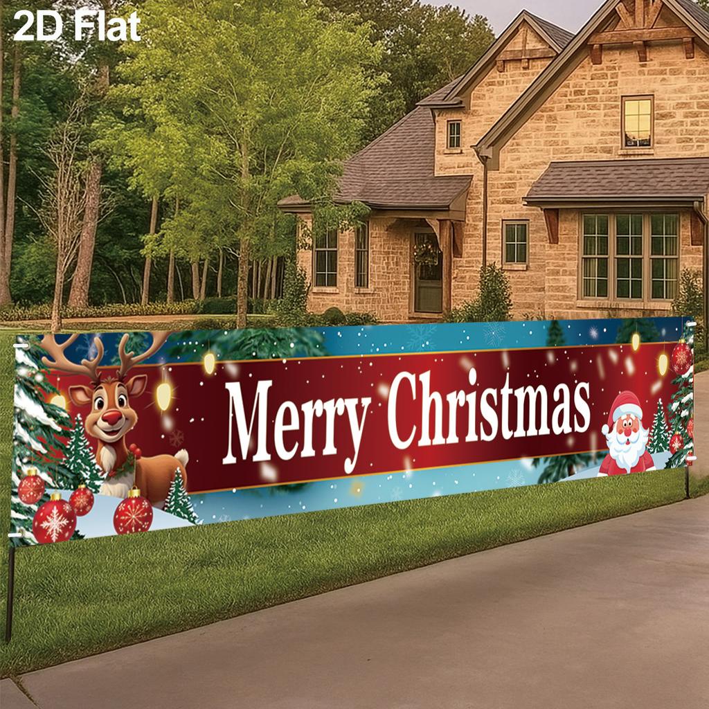 Frohe Weihnachten Banner Weihnachtsfeier Dekoration Kinder Mitgebsel 2026 Weihnachten Weihnachtsmann Banner Navidad Natal Neujahrsgeschenk 2026