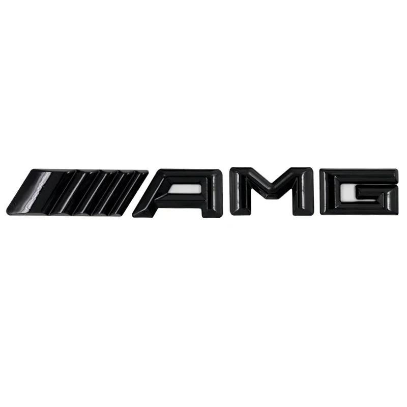 fcgqu8 New 2025 ABS Car Rear Trunk Emblem Sticker Accessories for Mercedes Benz AMG GLK GLA ML CLS CLA W203 W124 W204 W221 W220 W205 W2