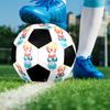 Twirlywoos Indoor Soccer Ball Colorful Machine Stitched PVC Size 5 Team Training Competition Ready Durable High-Bounce Cool Sports Gift