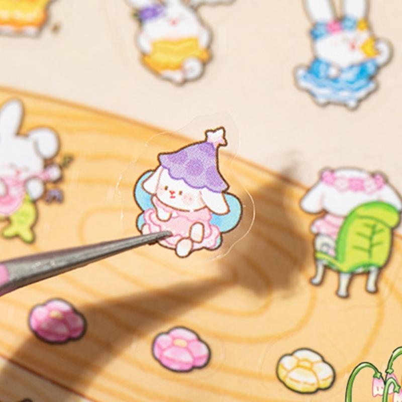 Fun 3D Miniature Scene Sticker Miniature Rainbow Land Chocolate Factory Sticker for Craft Scrapbooking Journal Notebook