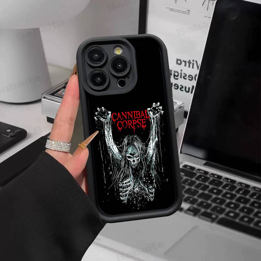 C-Cannibal C-Corpse Band Phone Case For IPhone 16 15 14 Plus 13 12 11 17 Pro Max Pro Soft Cover