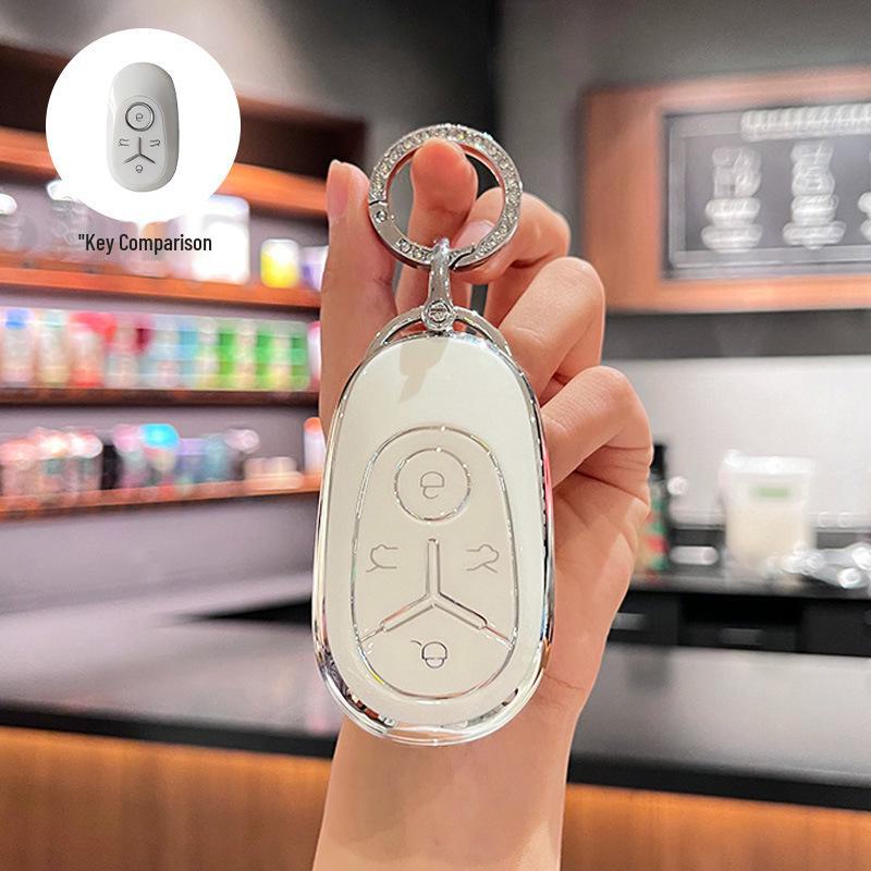 Geely Star Wish 2024 Key Cover - Cute Geometric Design for Women