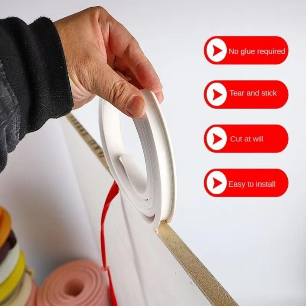 U-shaped Edge Banding Tape TPE Rubber Closet Decoration Tape New Edge Protector