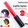 Rechargeable LED Traffic Baton with Emergency Whistle and Flashing Strobe