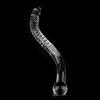 Vagina Stimulate Crystal Clear G-Spot Stimulation Female Masturbation Adult Sex Toys For Lesbian Glass Dildo Anal Beads Plug