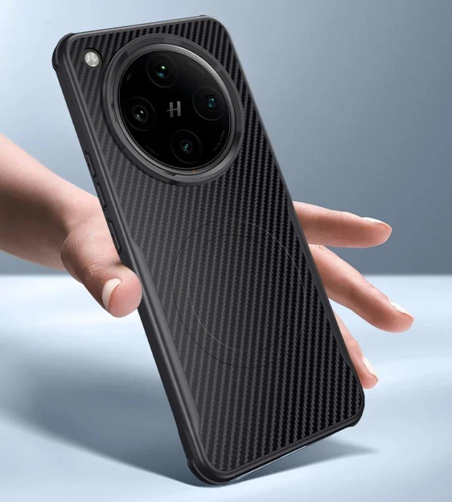 Carbon Fibre Texture Magnetic Case for OPPO Find X8 Ultra Magsafe Matte Shockproof Soft Cover for OPPO Find X8 Pro X7Ultra Shell