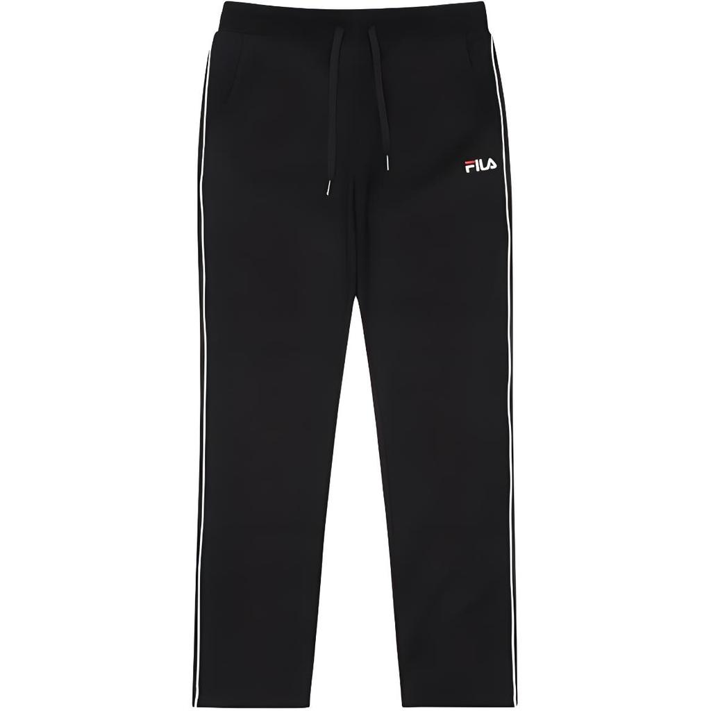 New FILA Knitted Sweatpants Unisex Black FS2FPC3108X-BLK