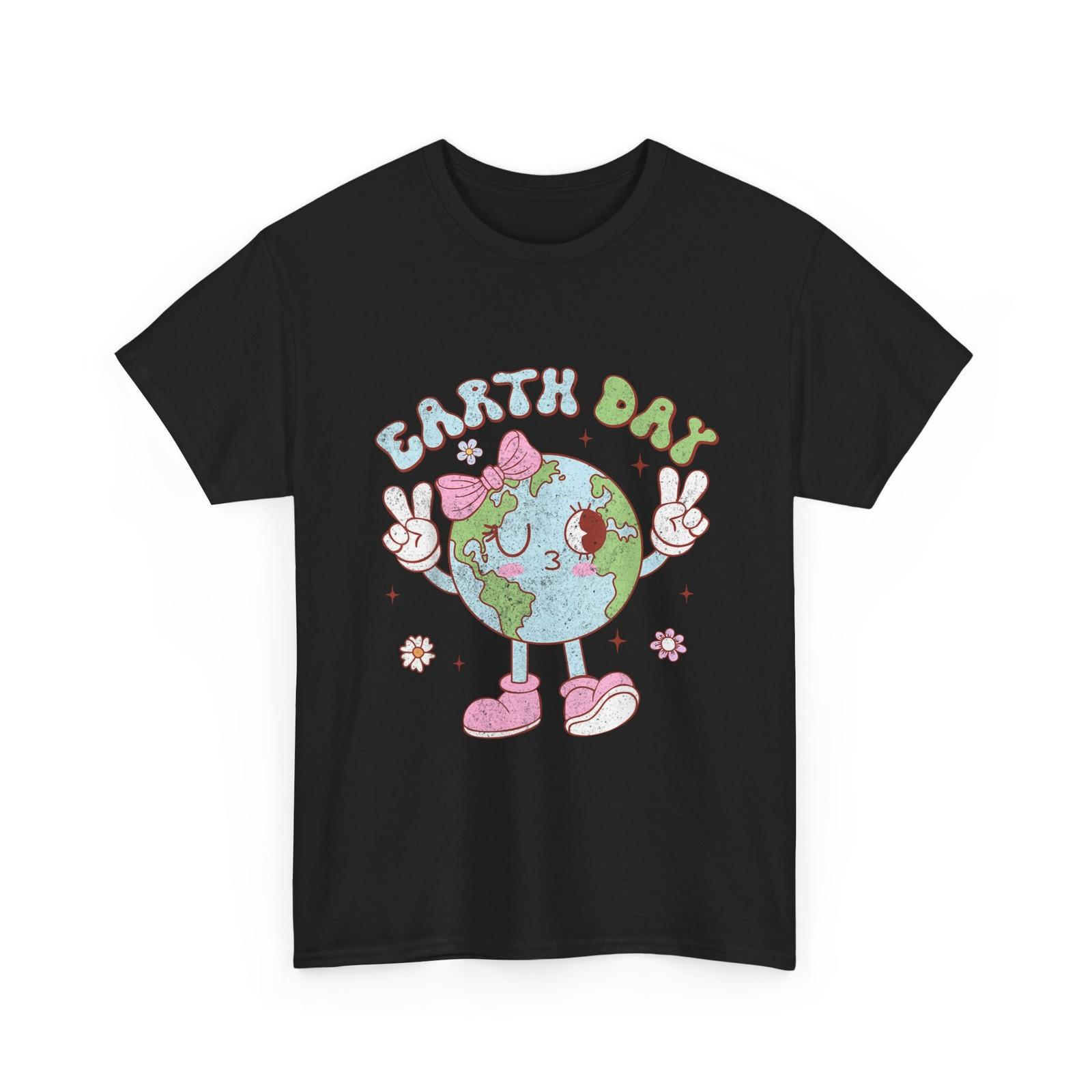 Earth Day 2026 Shirt, Environmental Awareness Earth Day Groovy Cute Shirt L