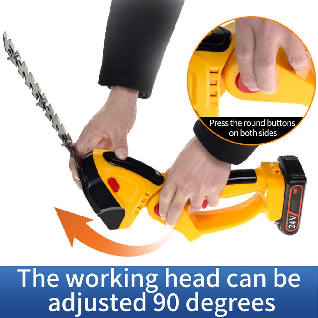 Cordless Grass Shear Rechargeable Shrubber Handheld Trimmer Electric Hedge Trimmer Electric Shrub Trimmer Blade Kit