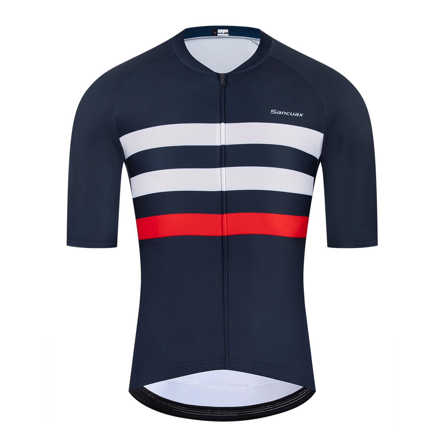 

Cycling Jersey Set Bicycle Short-Sleeved Shorts Suits for Men Breathable Road Biking MTB Cycling Clothing with Pockets S