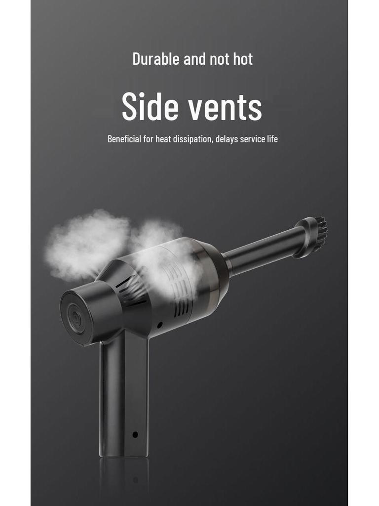 Wireless USB Charging Handheld Vacuum & Speaker Cleaner for Desktop Computers