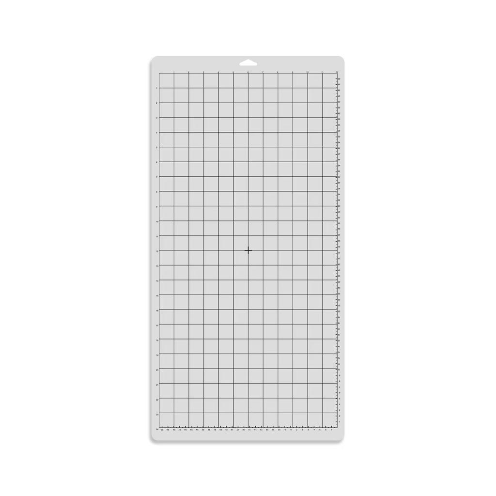 Replacement Cutting Mat Transparent Adhesive Mat Mat with Measuring Grid 12x24 Inches for Silhouette Cameo Cricut Explore Plotter Machine 1PCS
