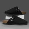 Comfortable And Non-Slip Men'S And Women'S Bag Head Slippers Couple Cork Tow Large Size Roman Shoes Half Tow Lazy Shoes Tide Slippers Batch