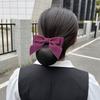Head Flower Female Vocational Nurse Hairnet Bank Flight Attendant Special Disc Hair Net Pocket Bow Hairpin Tooling Headdress