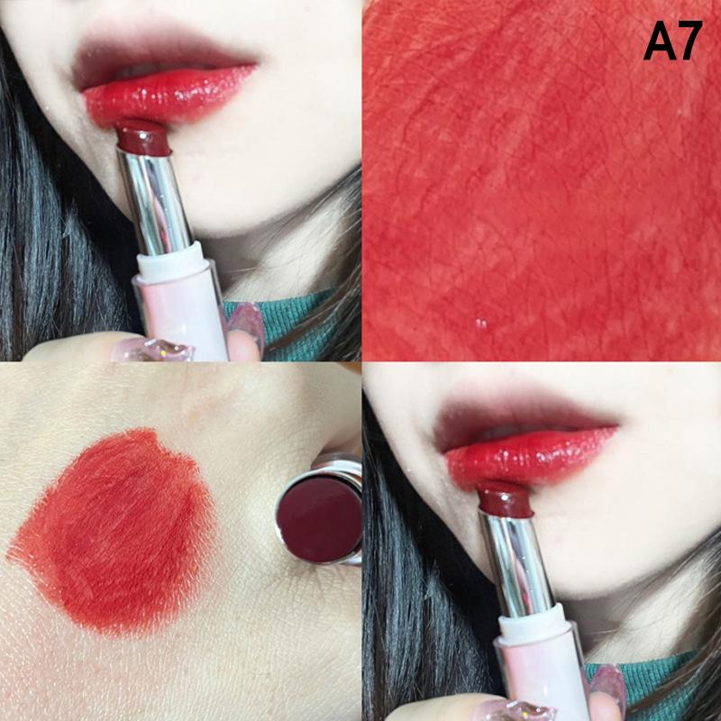 Herorange Water Gloss Mirror Lipstick Jelly Transparent Lip Stick Moisturizing Long-Lasting Solid Lip Gloss Makeup