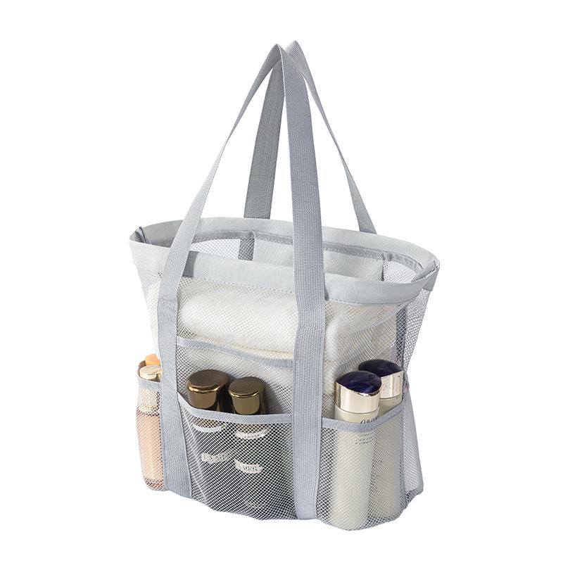 Large Capacity Multifunctional Mesh Beach Bag & Swimsuit Storage Handbag