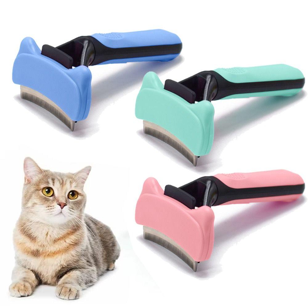 Removes Undercoat Cat Hair Removal Comb Open Knot Pet Fur Knot Cutter  Hair Care Tool
