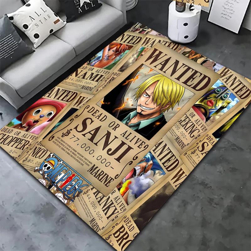 One Piece Poster Carpet Rug For Living Room Bedroom Home Sofa Decoration Kids Play Nonslip Floor Mat