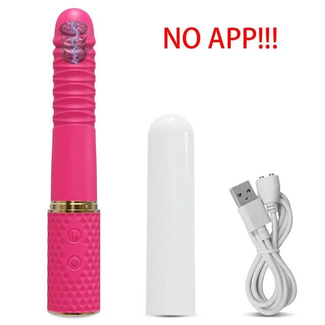 Sex Machine Telescopic Dildo Vibrator Automatic Up Down Massager G Spot Thrusting Retractable Vaginal Toy Female Masturbation