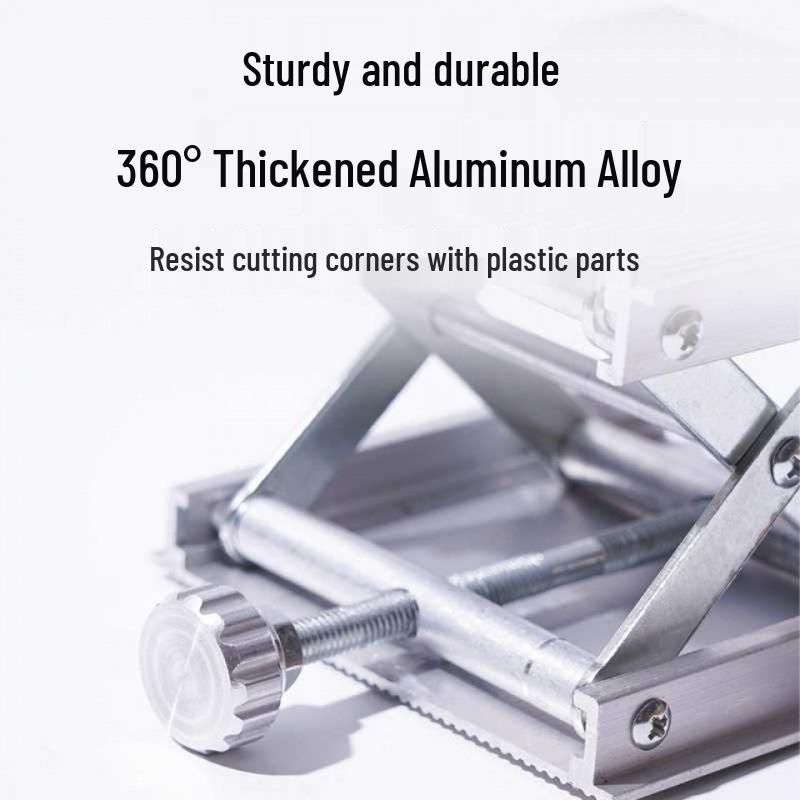 12-Line Spirit Level Set: Includes Floor & Wall Mounts, Aluminum Alloy, Micro-Adjustable Height Platform