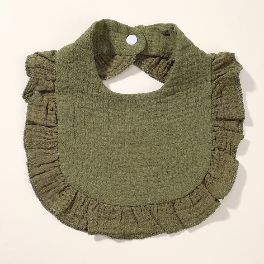 Neugeborenen Lätzchen Säugling Spucktücher Babysachen Füttern Sabber Lätzchen Bandana Spucktuch Kleinkind Rüschen Einfarbiges Lätzchen Babyzubehör