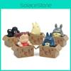 Cartoon Totoro Cute Box Cat Mini Model Decoration Figurine For Landscape Props