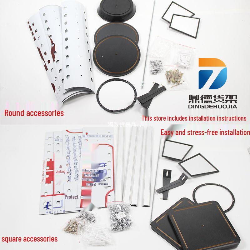 Rotatable Eyeglass Display Stand – Round Tabletop for Sunglasses and Frames