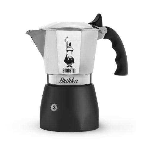 Bialetti Brikka 4-Cup Stovetop Coffee Maker, Espresso Maker, and Mocchinetta