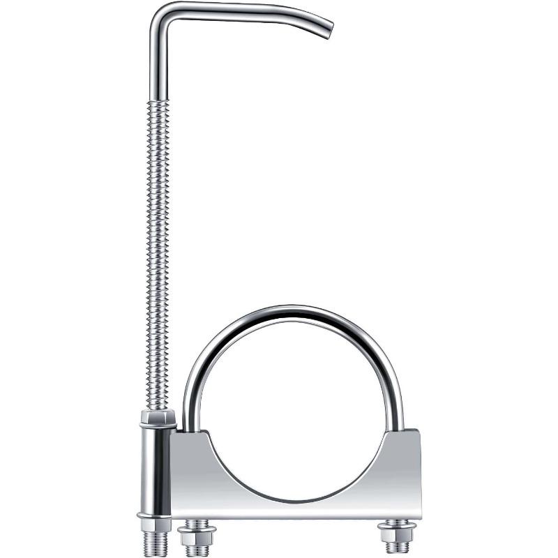 Automobile Exhaust Clamp Hook 2.5Inch/3Inch Exhaust Clamp with Hanger Exhaust Clamp Clamp with Hanger Rear Muffler Hanger