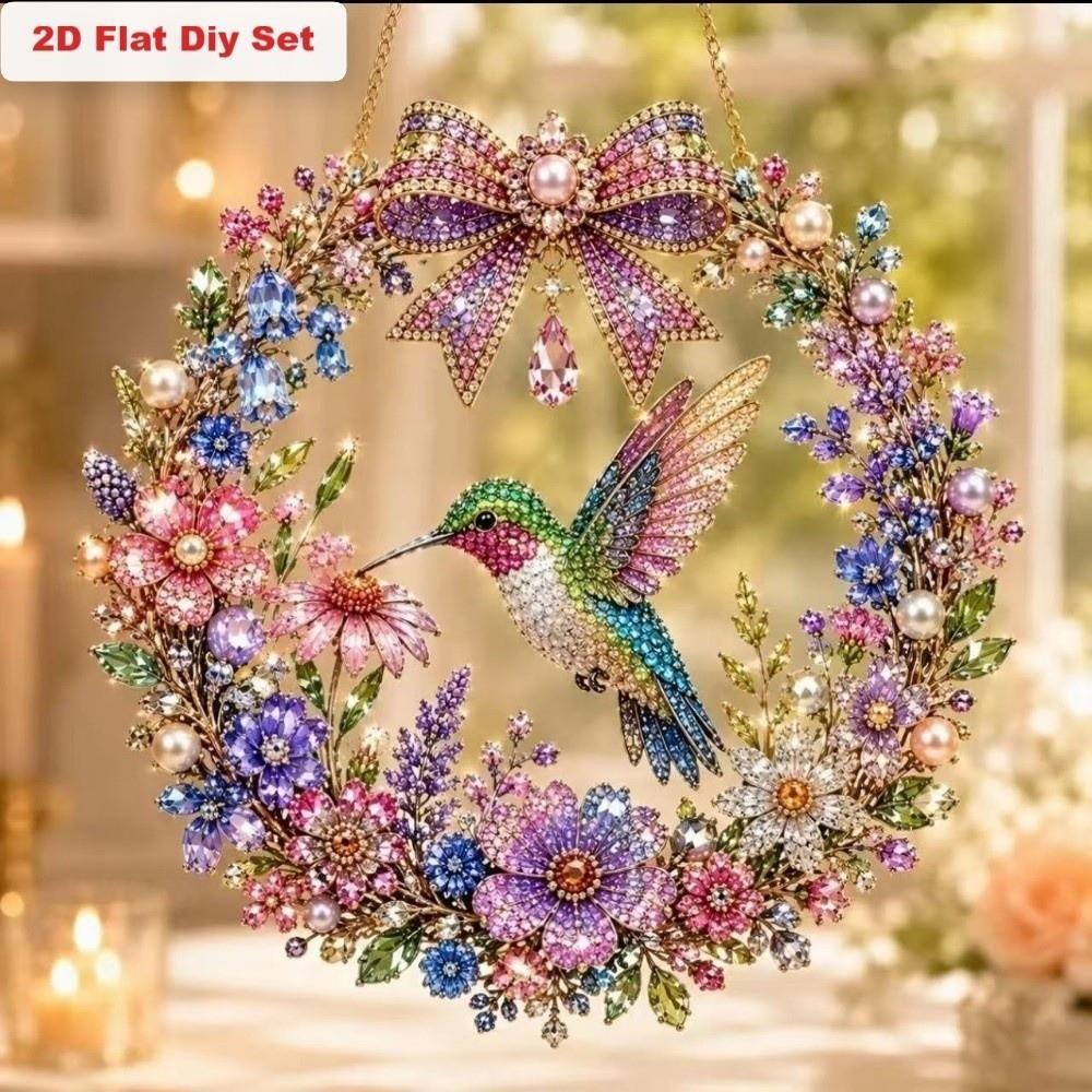 Cat DIY Painting Kit Butterfly Art Hanging Decor Christmas Decor