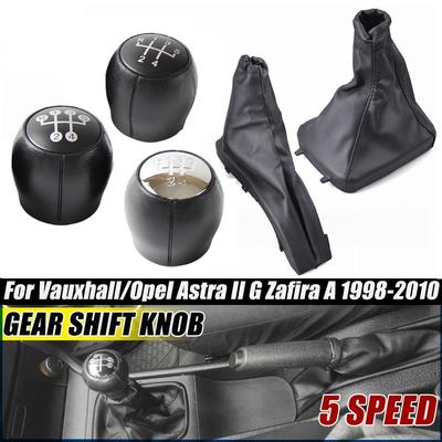For Vauxhall /Opel Astra II G Zafira A 1998-2010 Car Gear Shift Knob with Gaiter Boot Cover Handbrake Cover 1999 2000 2001 2009